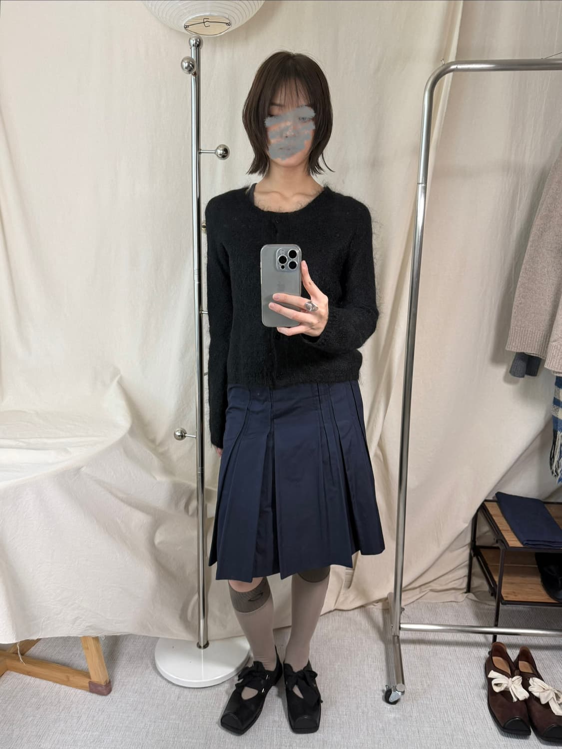 AKRIS punto Pleated Skirt 상품이미지2