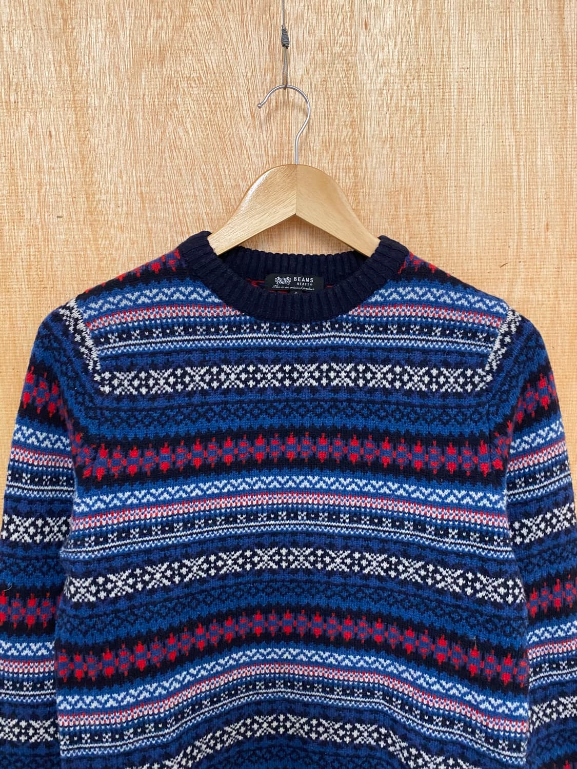 BEAMS fair isle knit 빔즈 페어아일 니트 상품이미지4