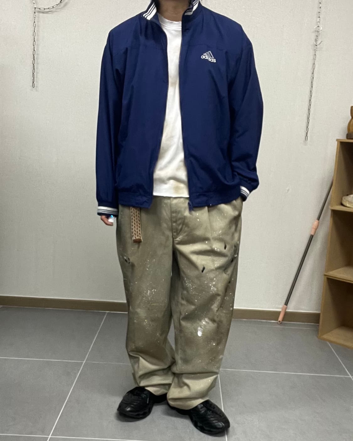 (XL)90'S 아디다스 바람막이-M2079 상품이미지1