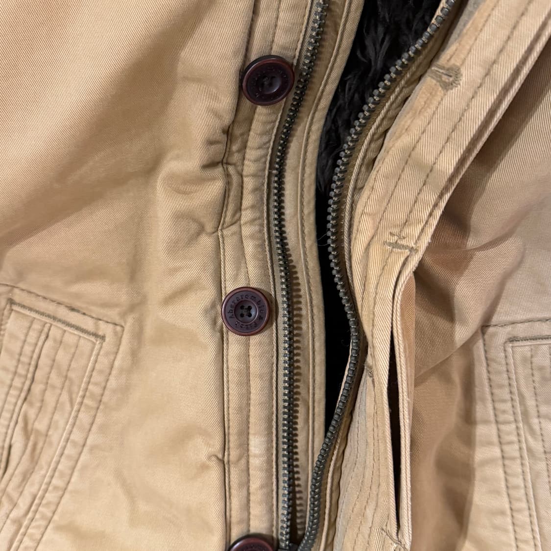 아베크롬비 아디론댁 울프죠 쉐르파 자켓 L 상품이미지5