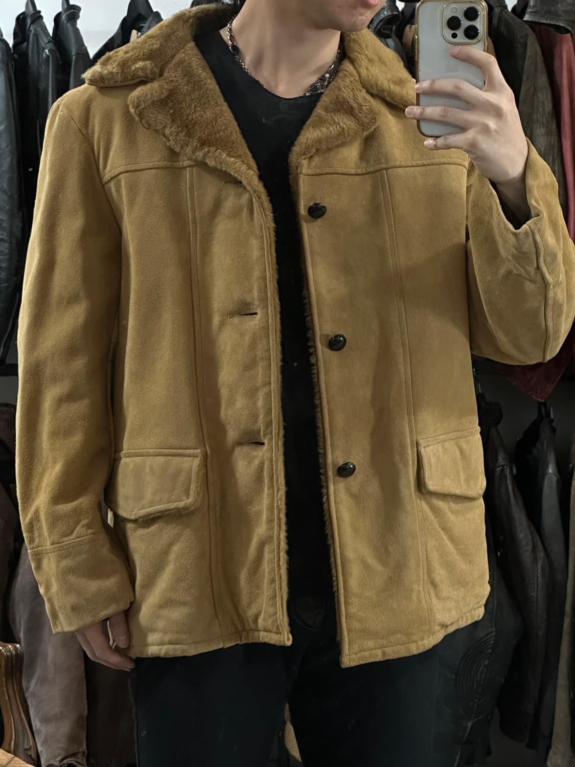 *데드스탁* 80's 빈티지 시어스 스웨이드 카코트 빈티지 레더 자켓 상품이미지3