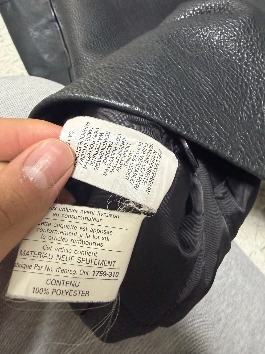 (L)gap 올드갭 레더 카코트 코트 상품이미지4