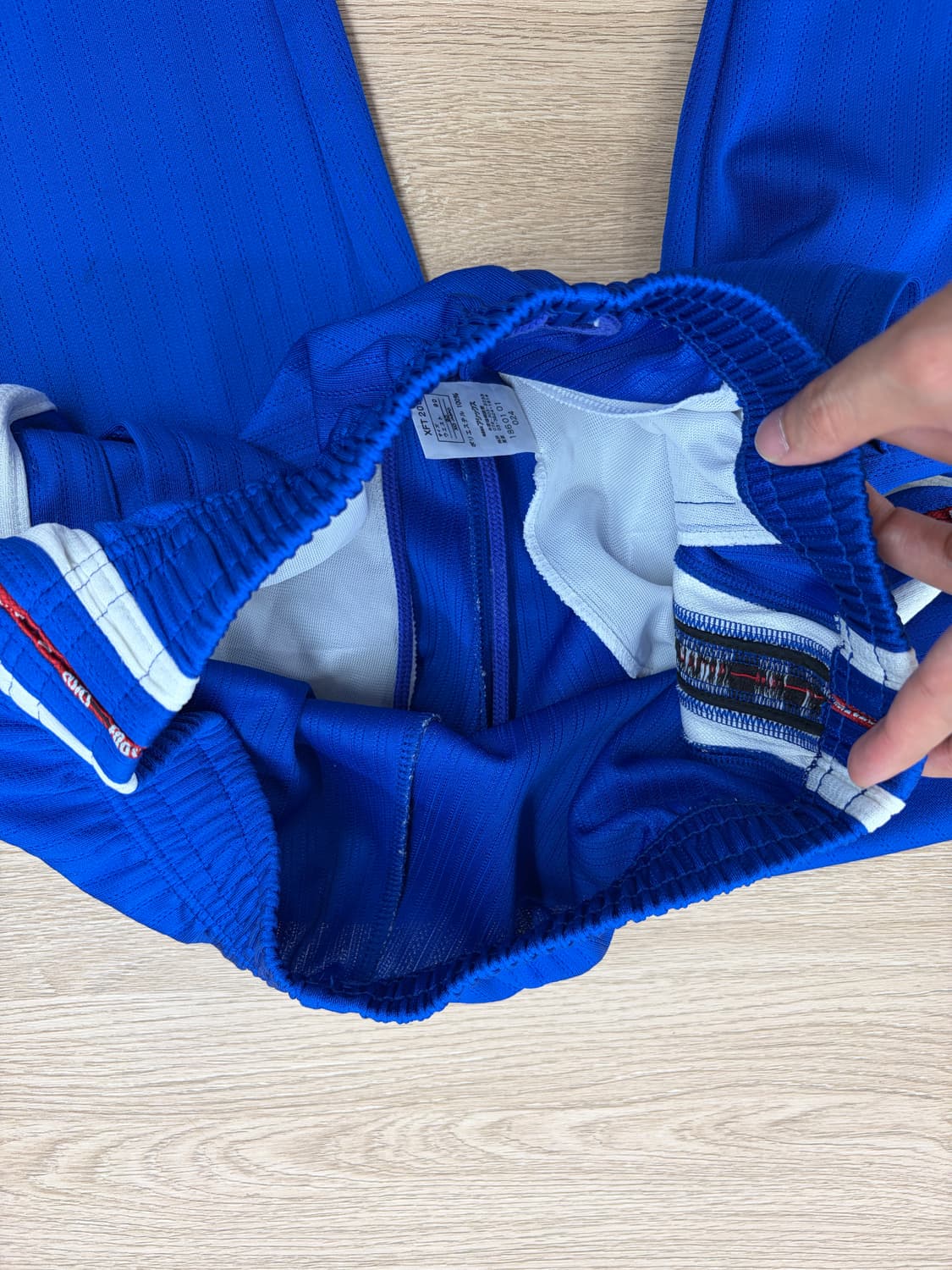 아식스 블루 87 넘버링 사이드라인 트레이닝 팬츠 상품이미지9