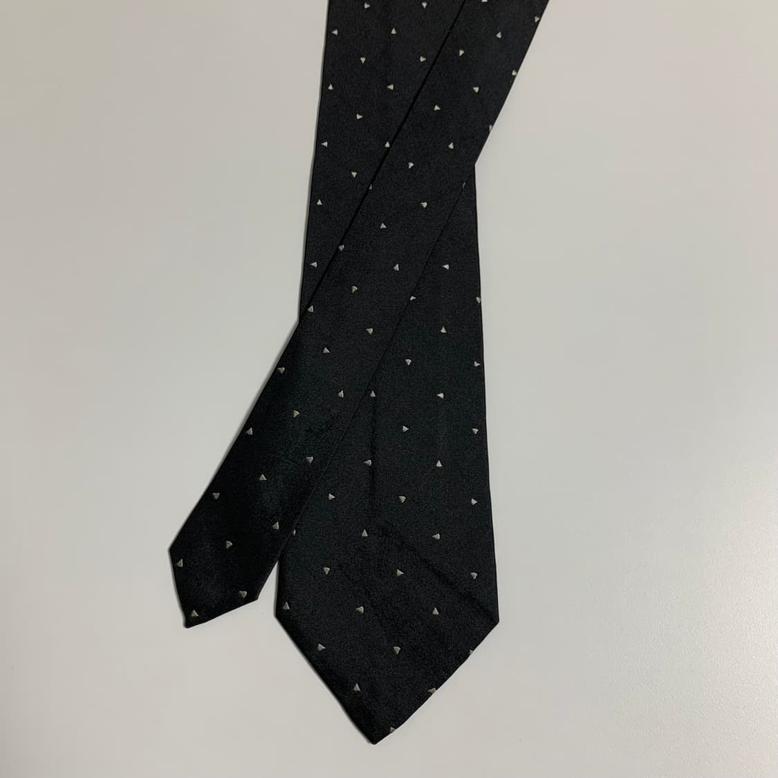 셀린느(CELINE) 블랙컬러 명품넥타이 A+등급 7.6cm 상품이미지3