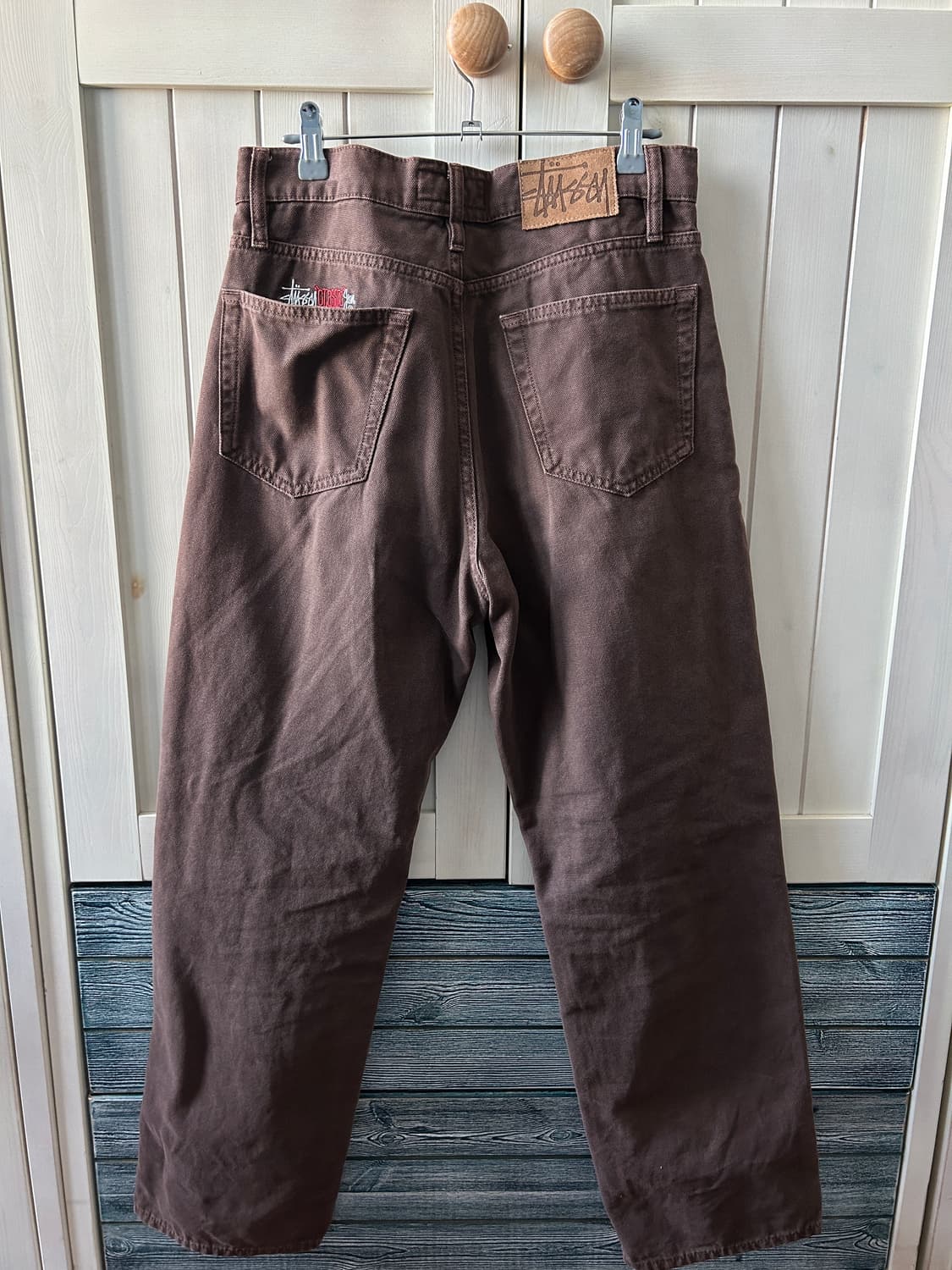 스투시 클래식 진 캔버스 브라운 30 사이즈 상품이미지3