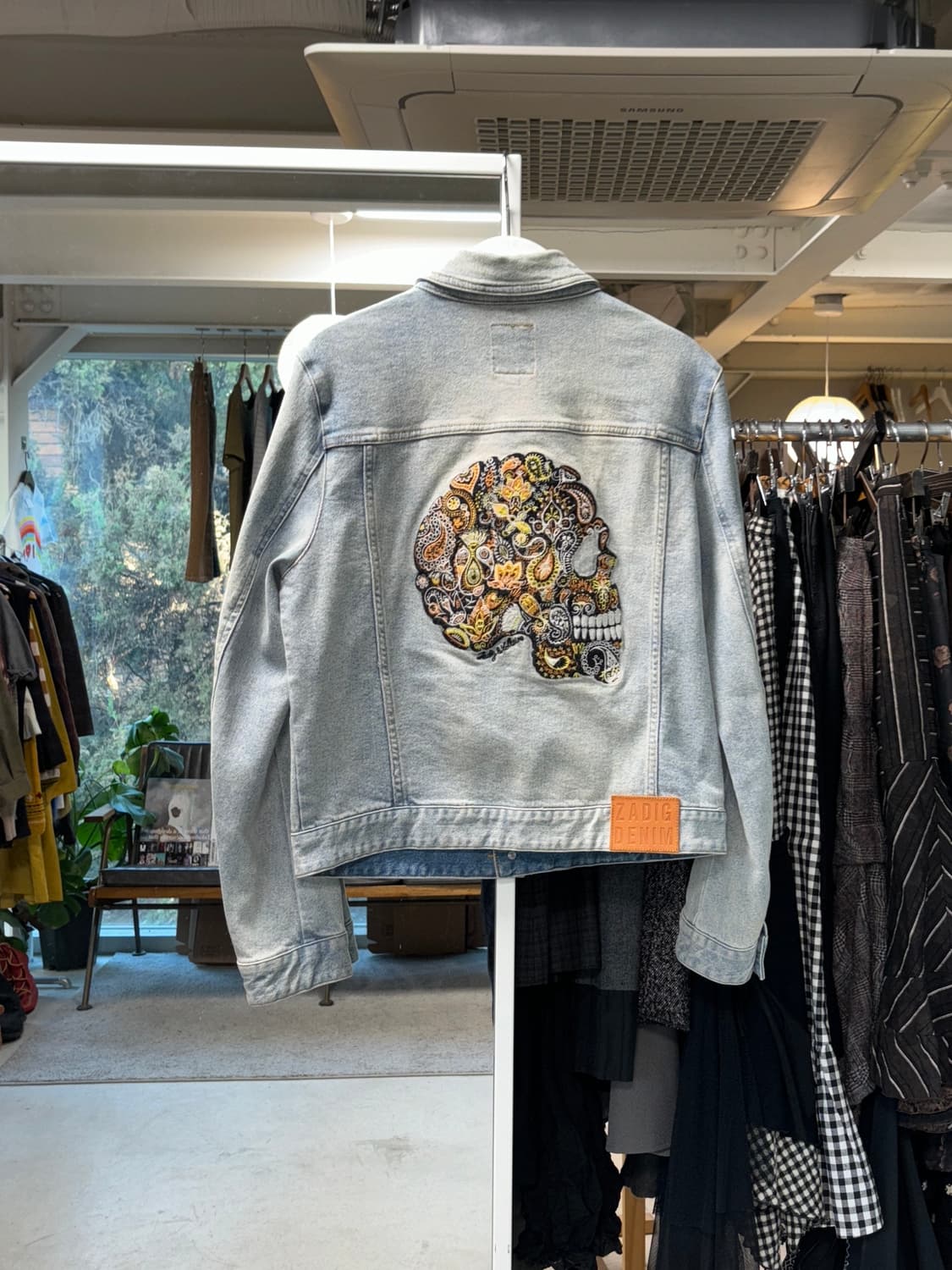 자딕앤볼테르 집업 데님 자켓 상품이미지2