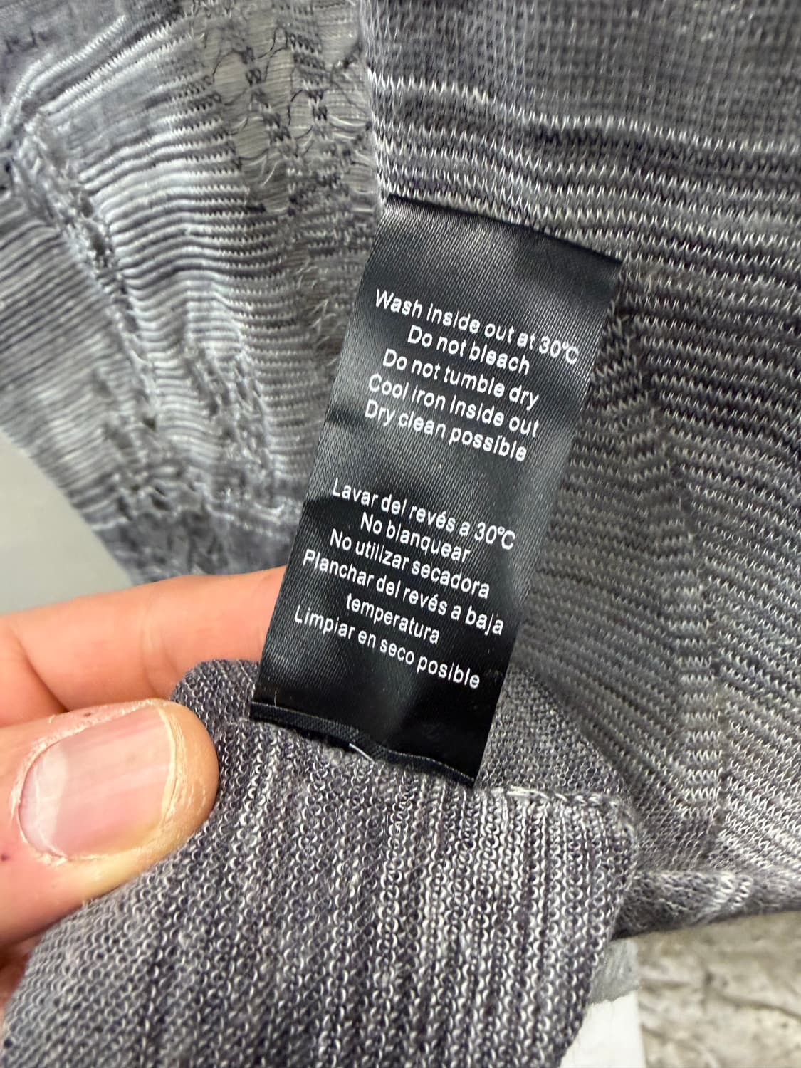 쟈딕앤볼테르 그레이 민소매 S 상품이미지5