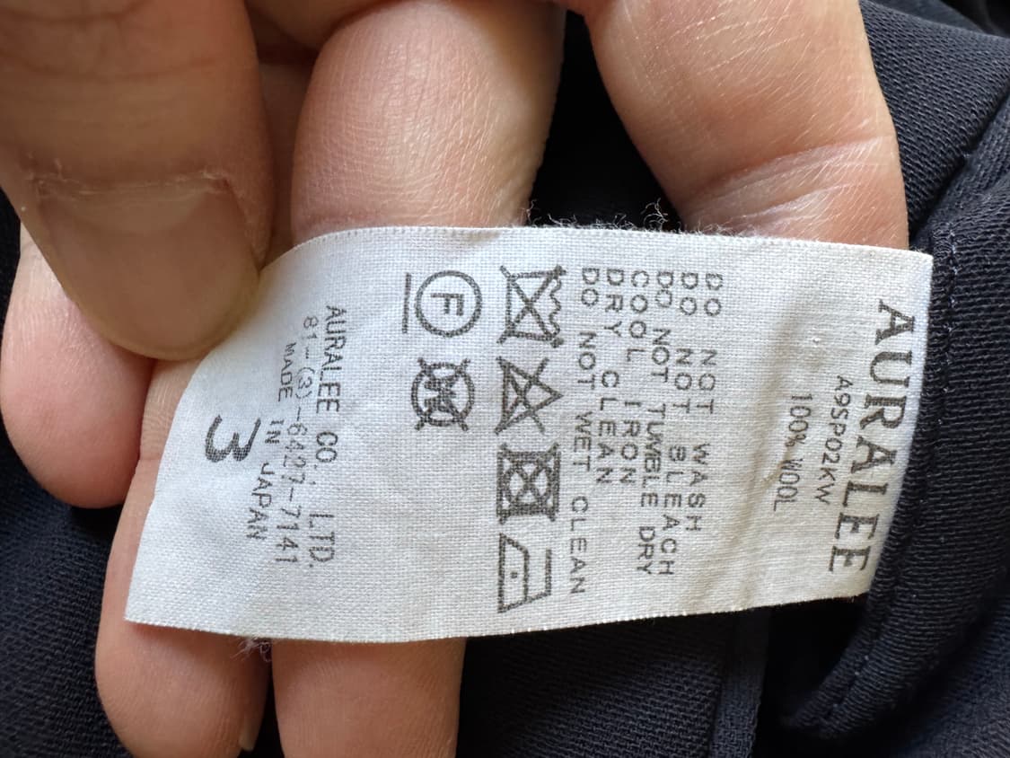 오라리 울 도비 팬츠 (허리 사이즈 수선) 상품이미지4