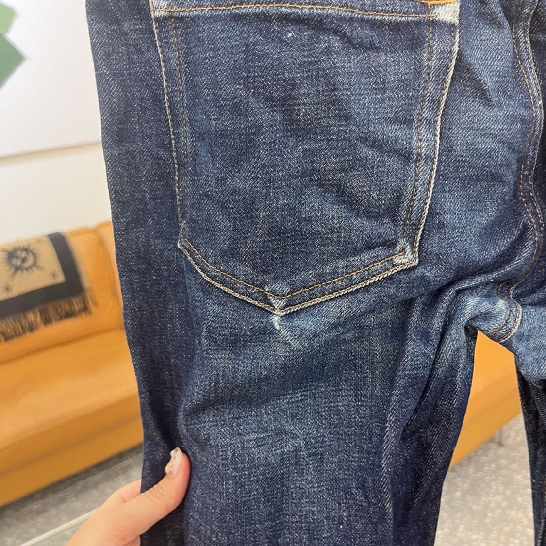 아페쎄 A.P.C 쁘띠 뉴 스탠다드 셀비지 청바지 30인치 C05872 상품이미지8