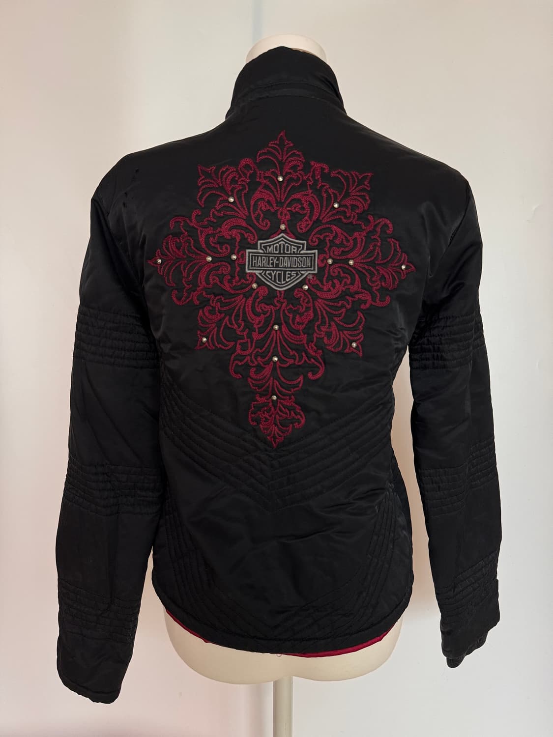 Harley davidson 퀄팅 자켓 xs  상품이미지1