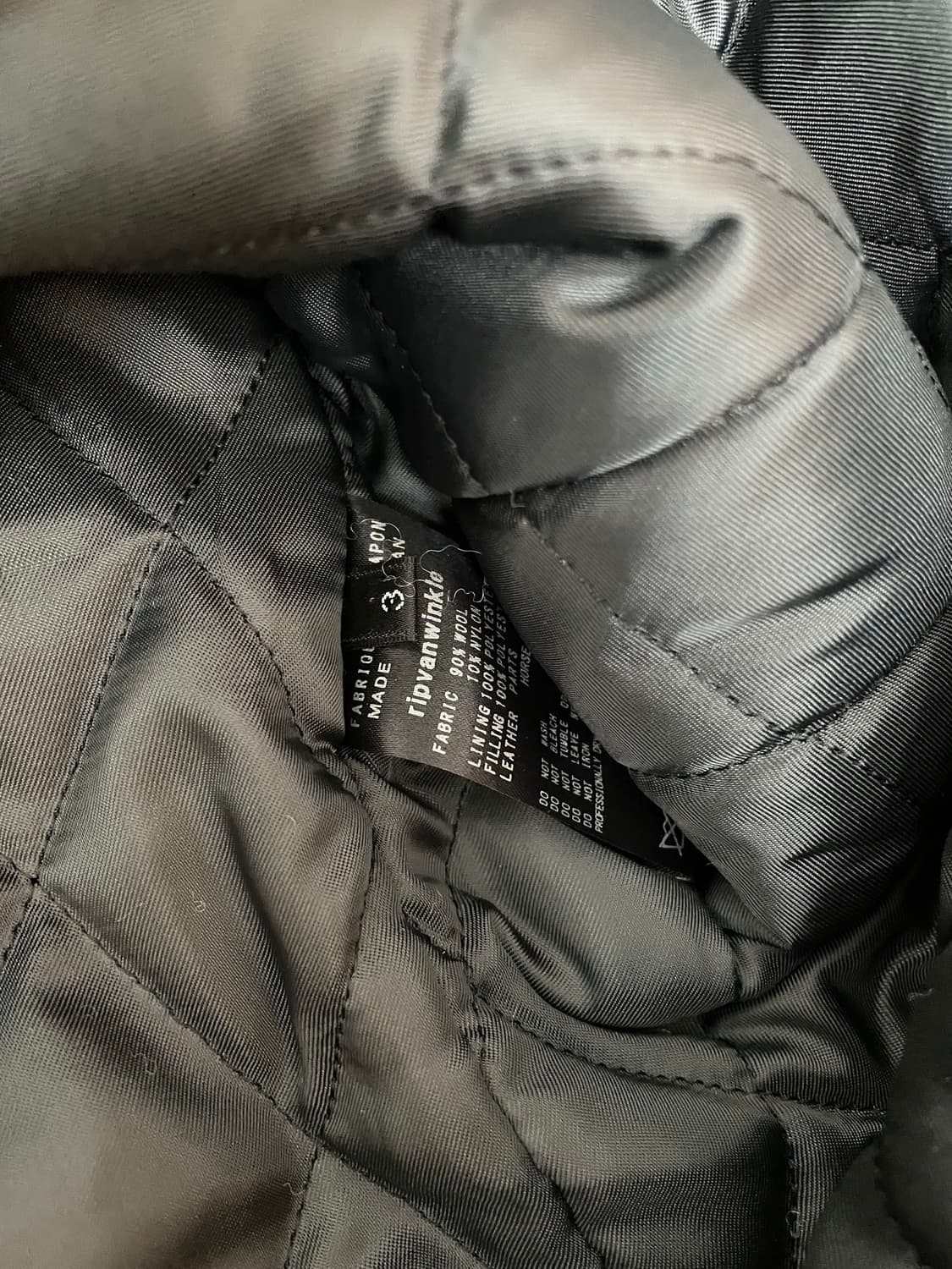 립반윙클 하이넥 더플코트 상품이미지8