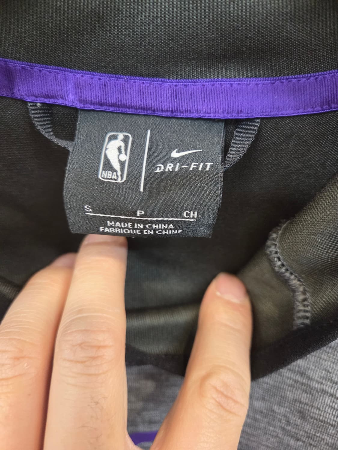 나이키 la 레이커스 풀집 기능성 후드티 s m 상품이미지3