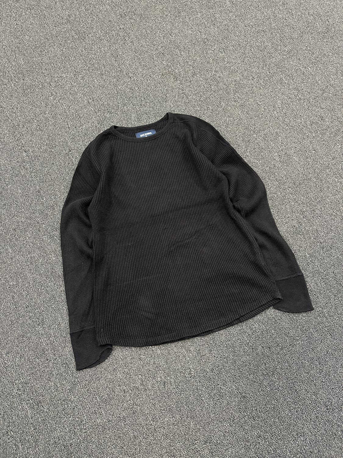 XL) Back Number 재패니즈 와플티 롱슬리브 상품이미지1