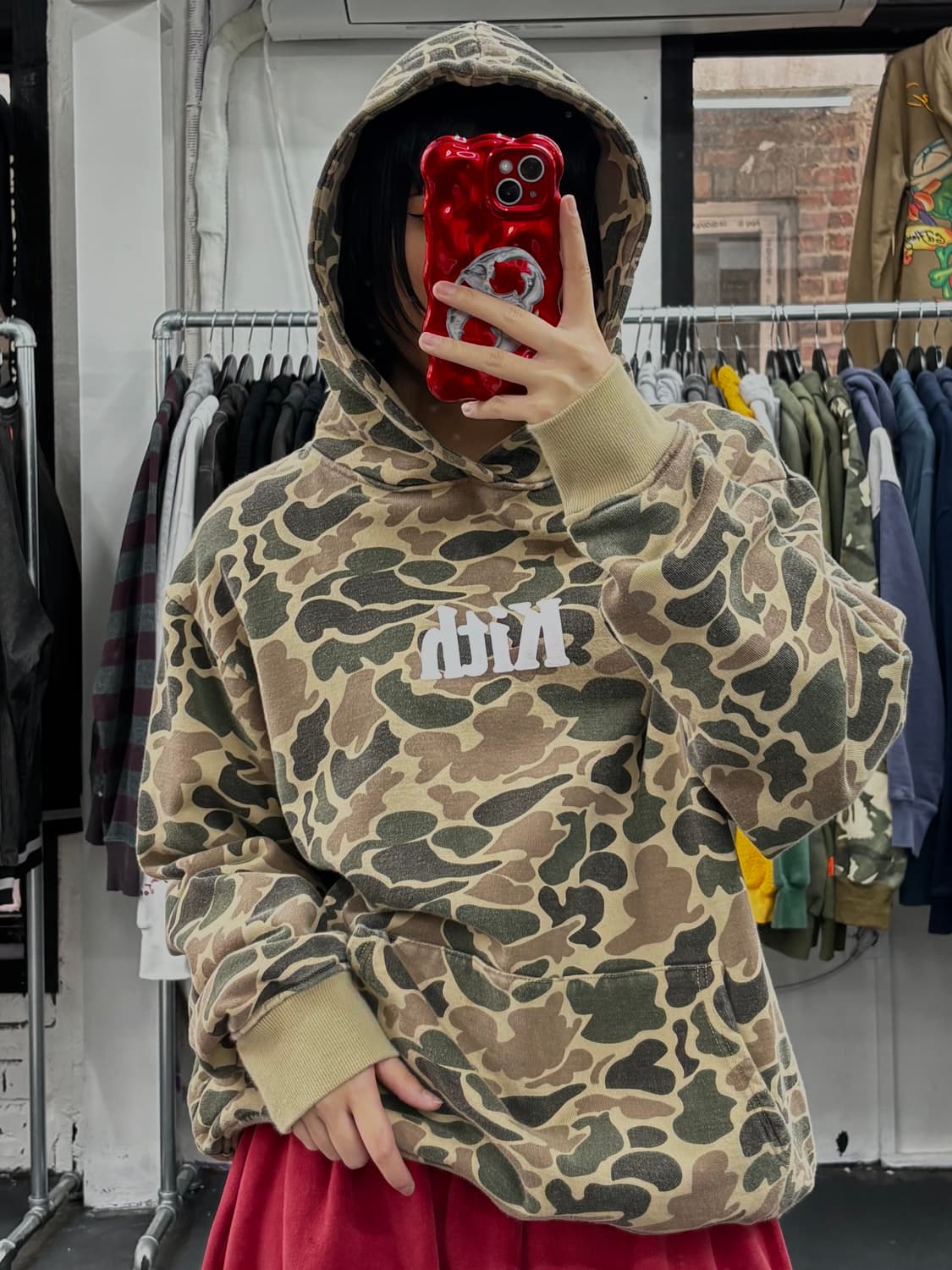 Kith X Timberland 카모 후드티 상품이미지2