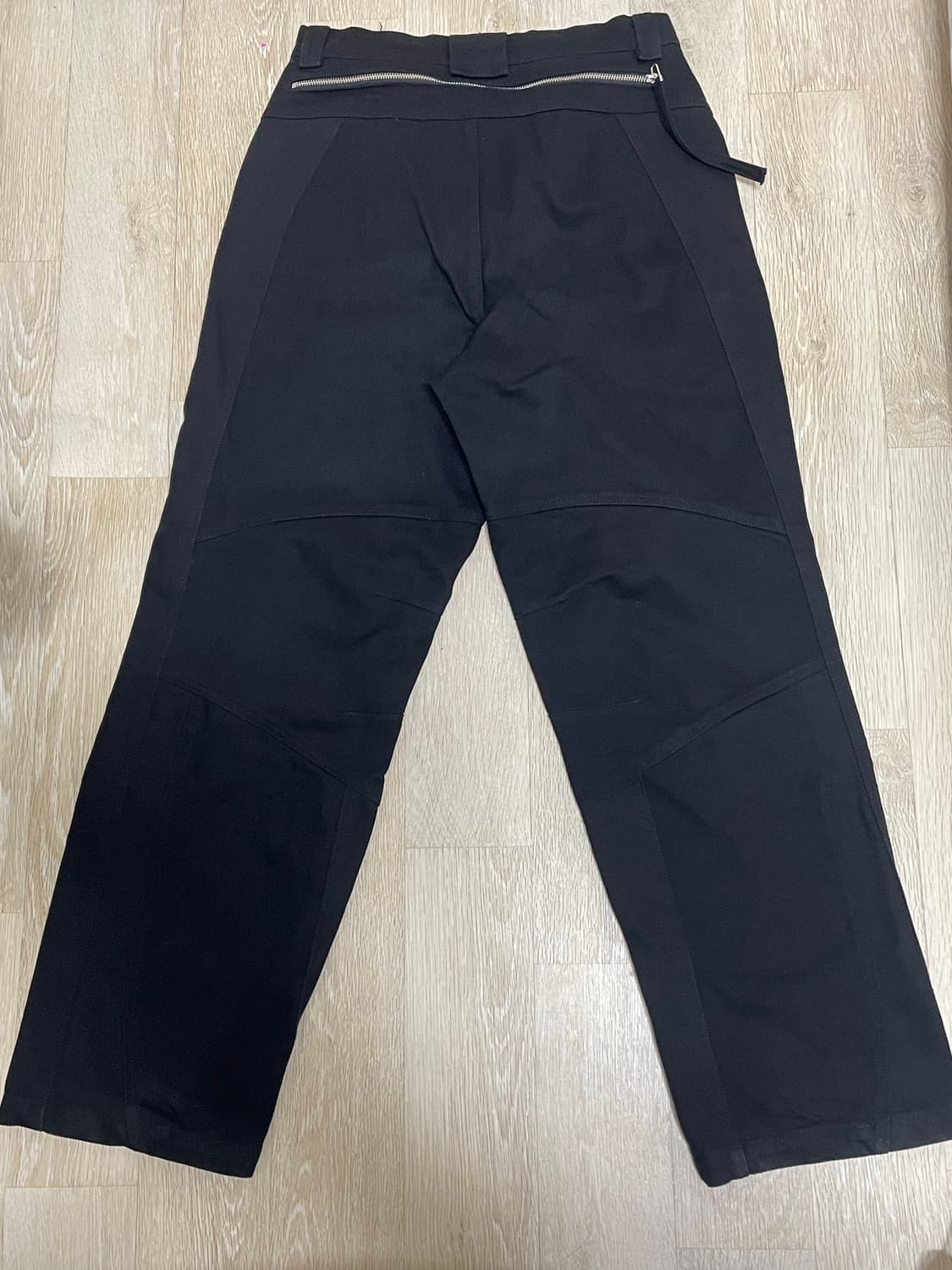 (S) 이그노타 코어:12 워시드 집 팬츠 블랙 상품이미지4