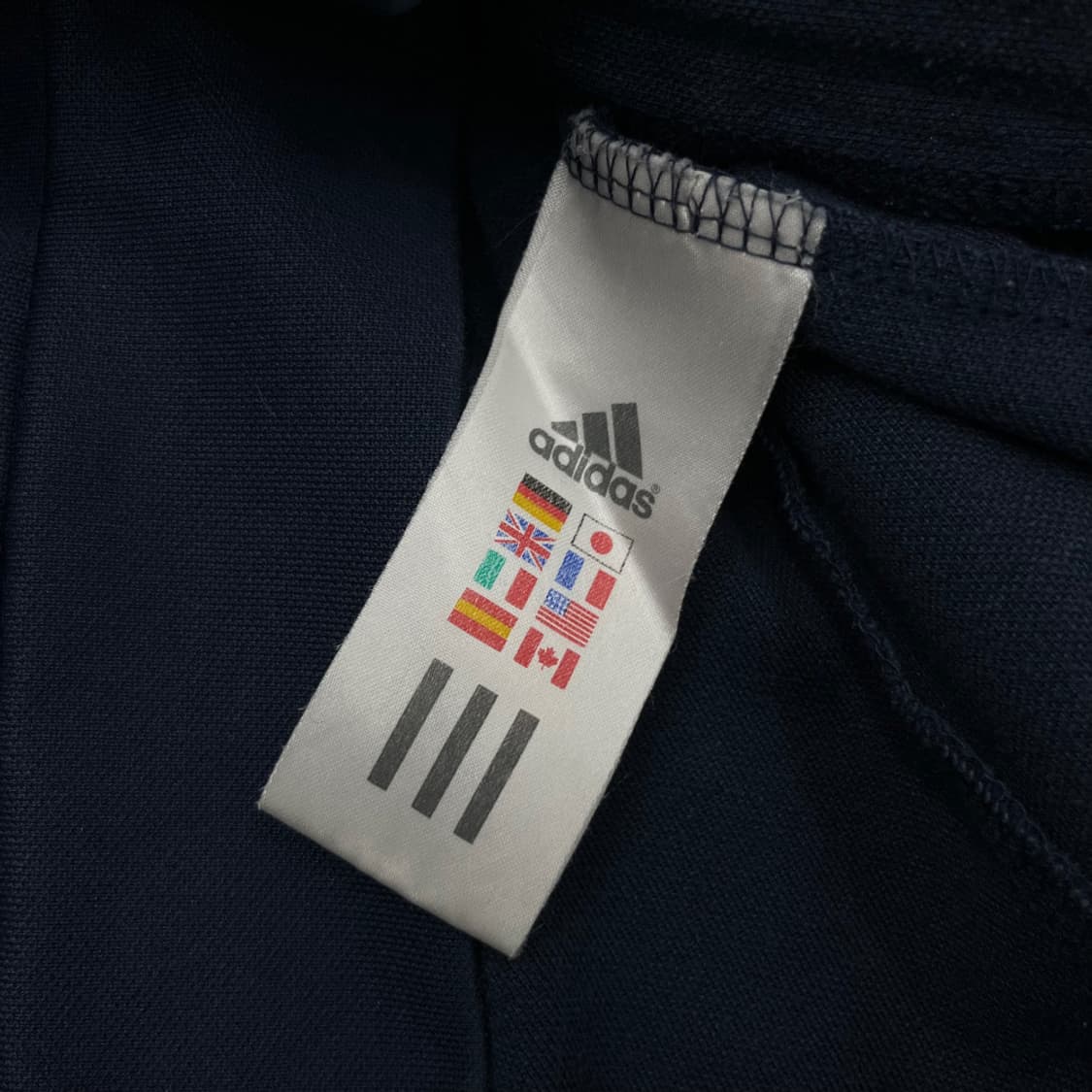 아디다스 옐로우라인 네이비 트랙탑 110 상품이미지6