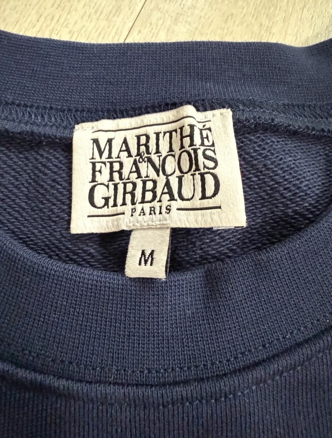 마리떼 네이비 맨투맨 M 상품이미지2