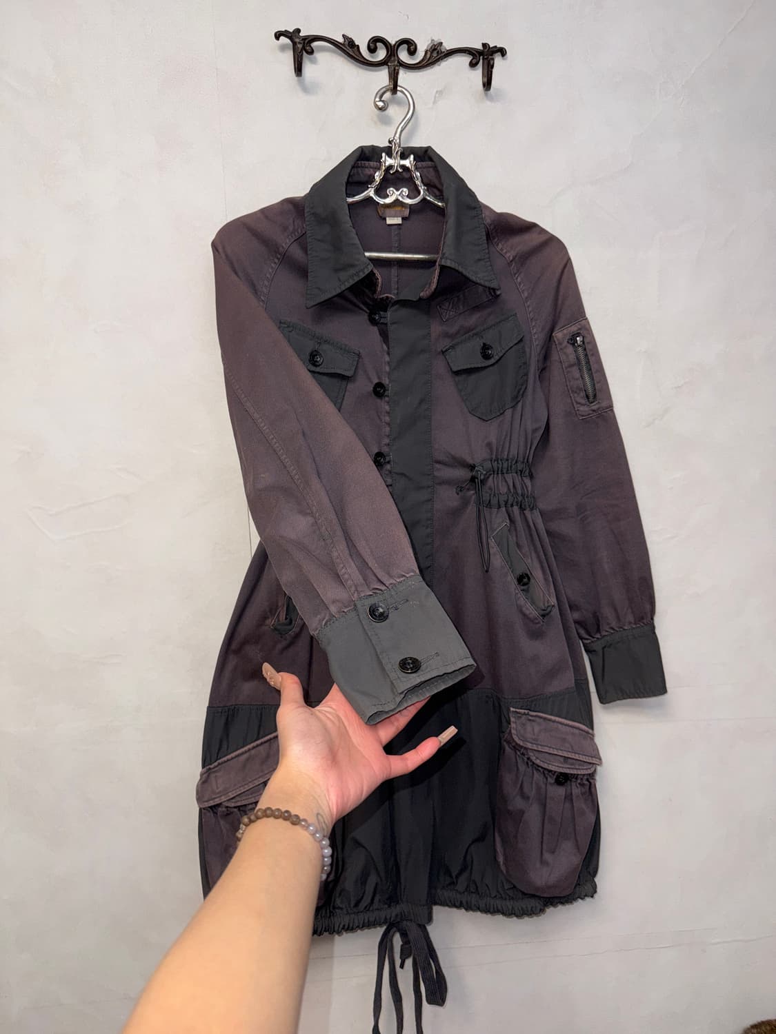 DIESEL purple shirring pocket ops 상품이미지4