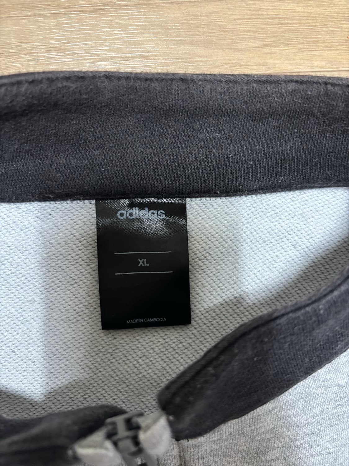 아디다스 코튼 트랙탑 회검 상품이미지3