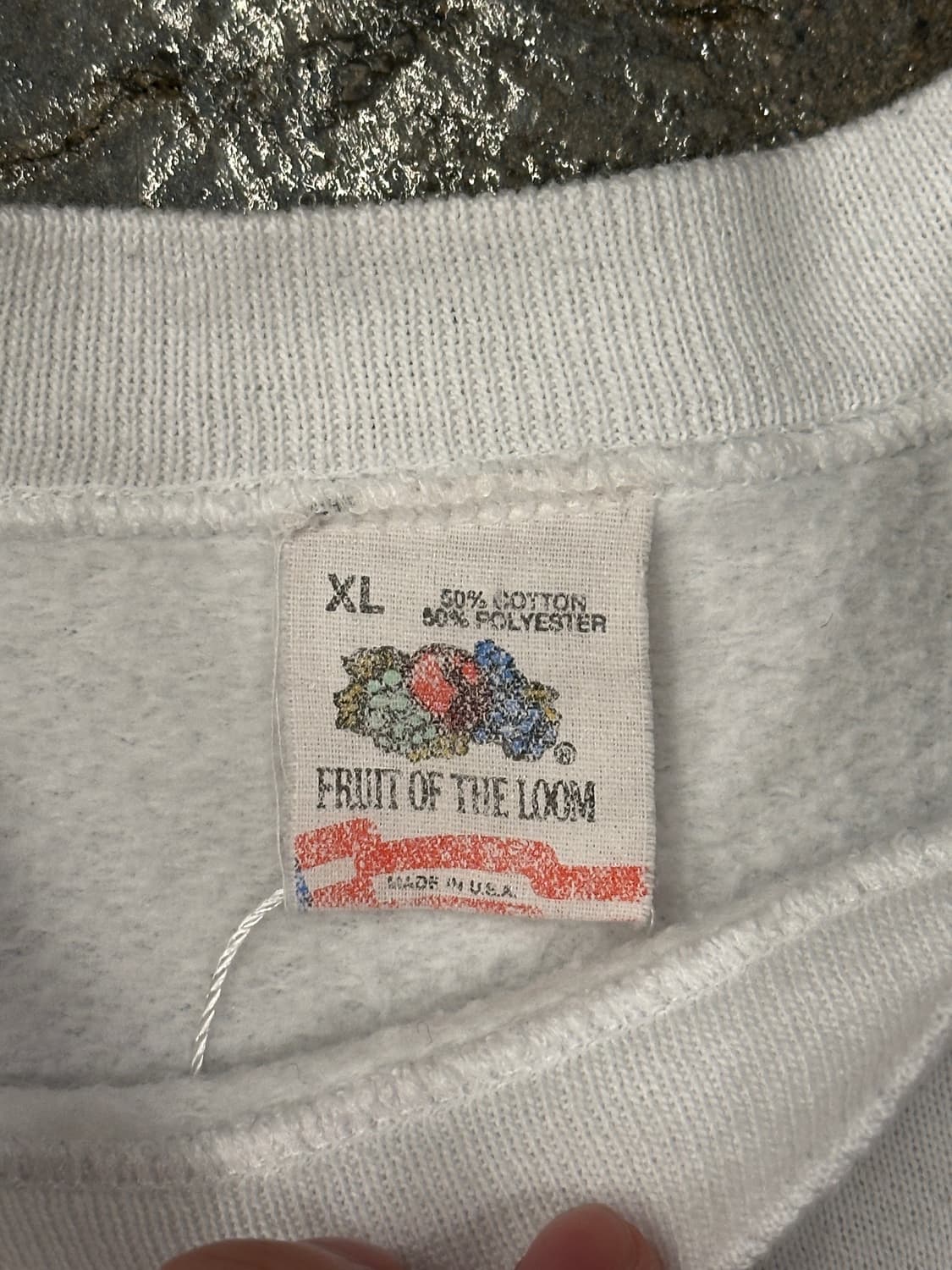 90s Fruit of the loom USA 걸프전 스웻 XL 상품이미지4