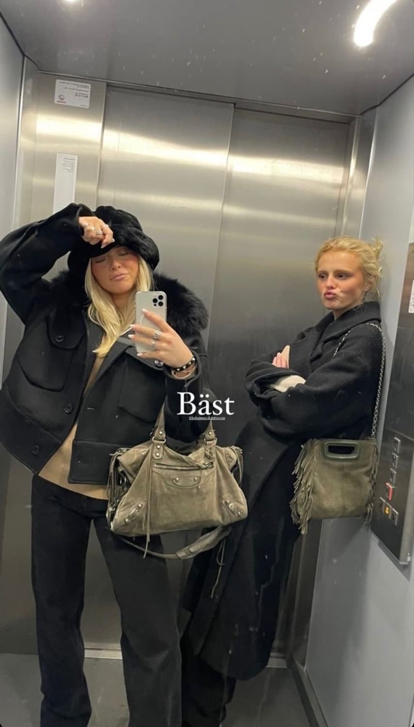 발렌시아가 모터백 미듐 르시티 시티백 올리브 상품이미지3