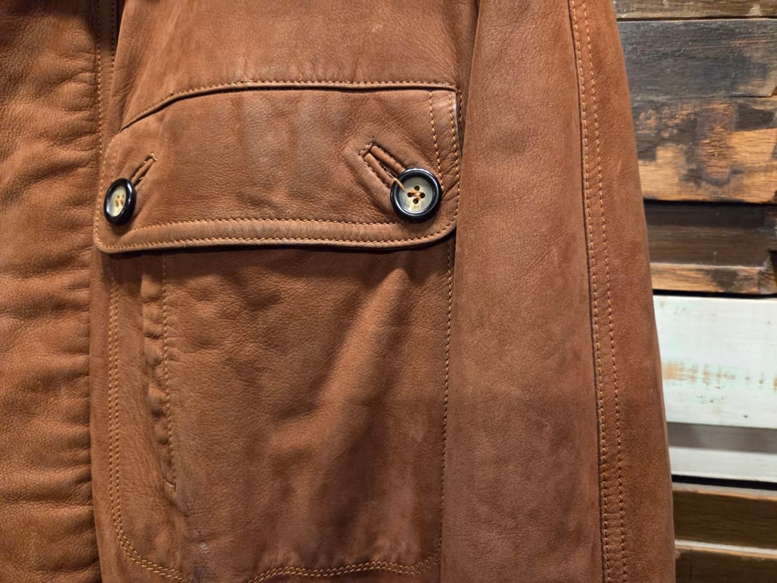 크리스티아노 디 티엔느 누벅레더자켓 상품이미지5