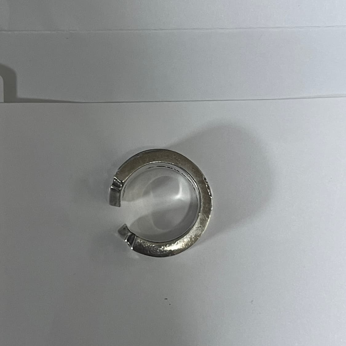 [6.5]크롬하츠 스크롤라벨링 말발굽링 L 상품이미지3