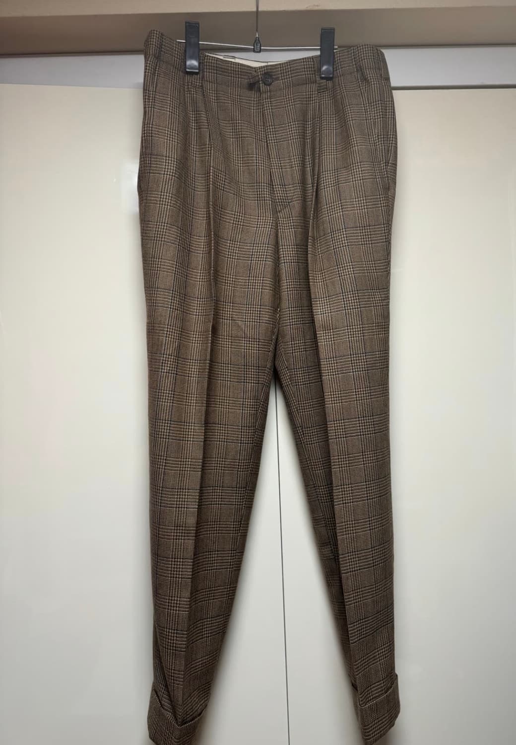 드리스 반 노튼 체크 트라우저 상품이미지1