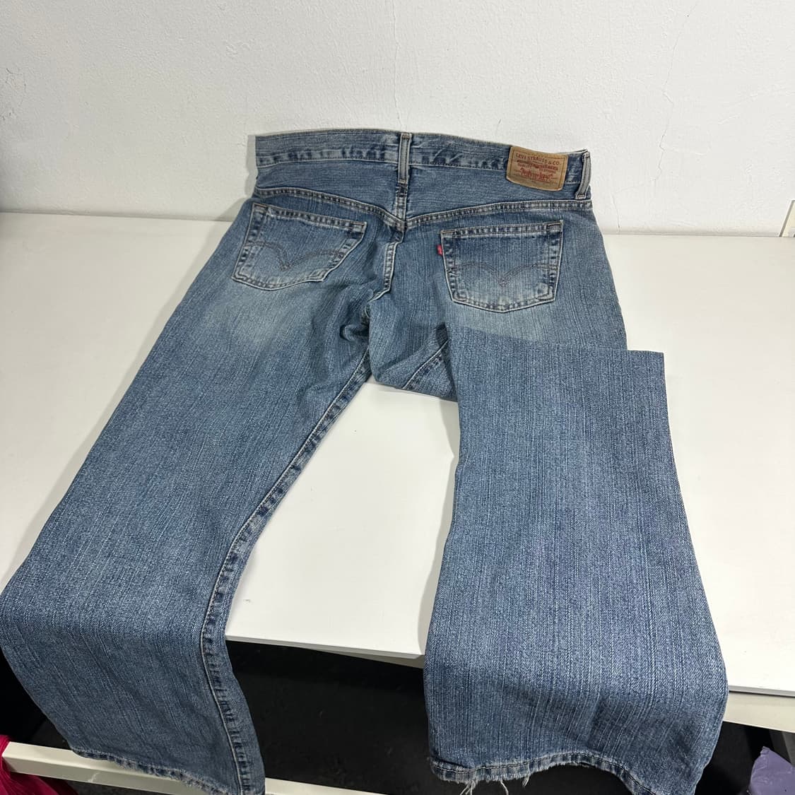 32-33 리바이스 연청 부츠컷 플레어진 상품이미지7