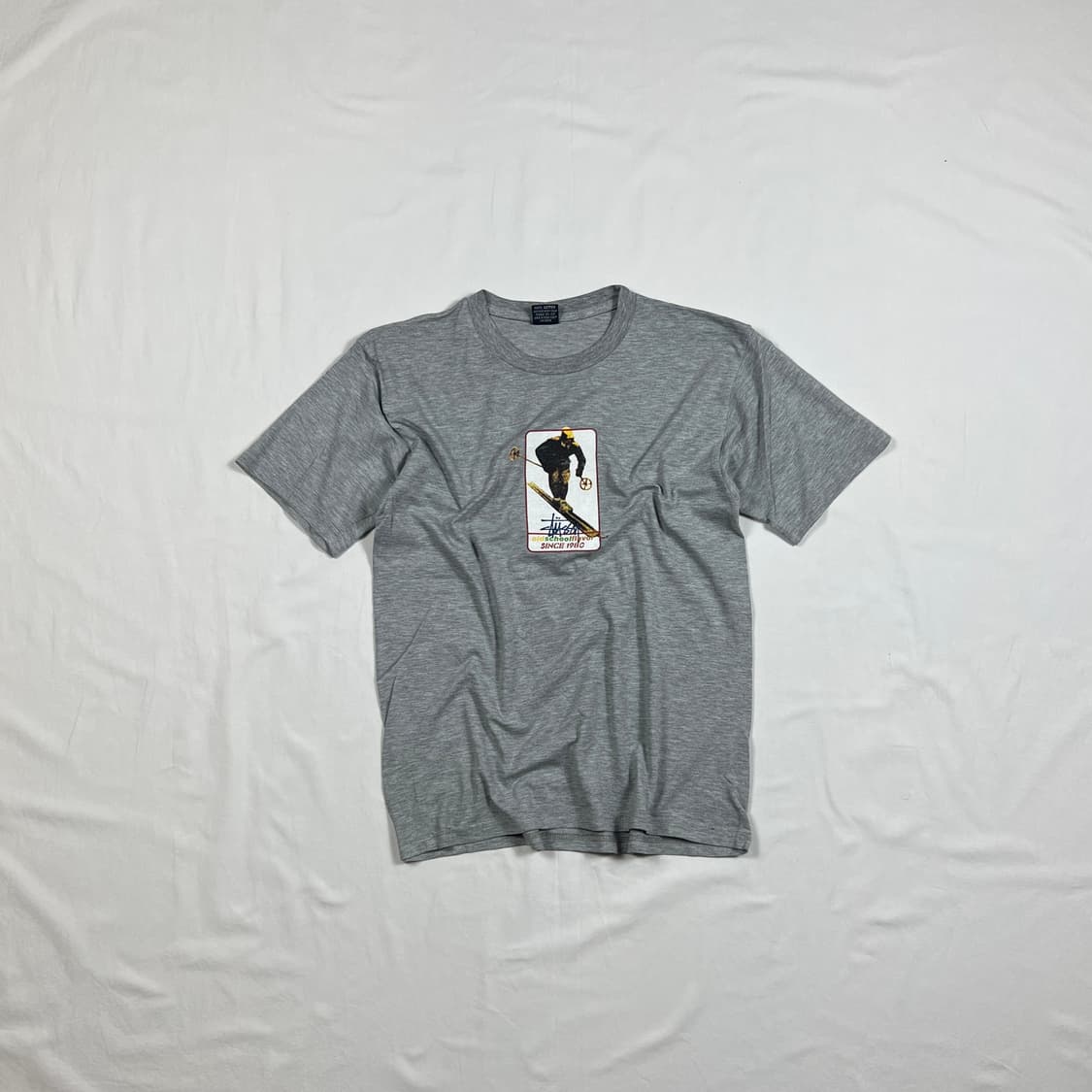 90’s 스투시 stussy 올드스쿨 플레이버 스키맨 반팔티 상품이미지1