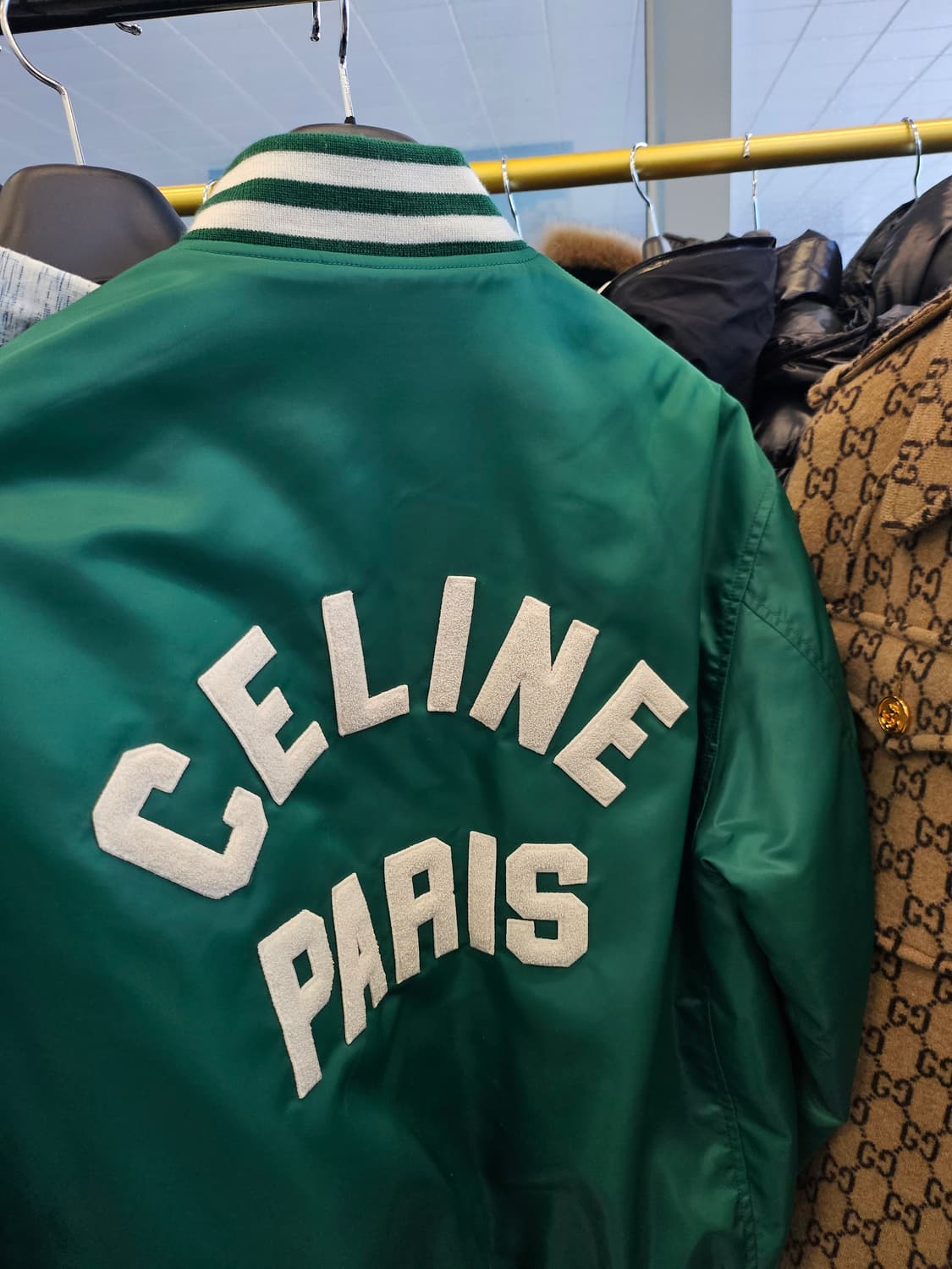 셀린느 나일론 봄버 38사이즈 백화점판 한글택  상품이미지3