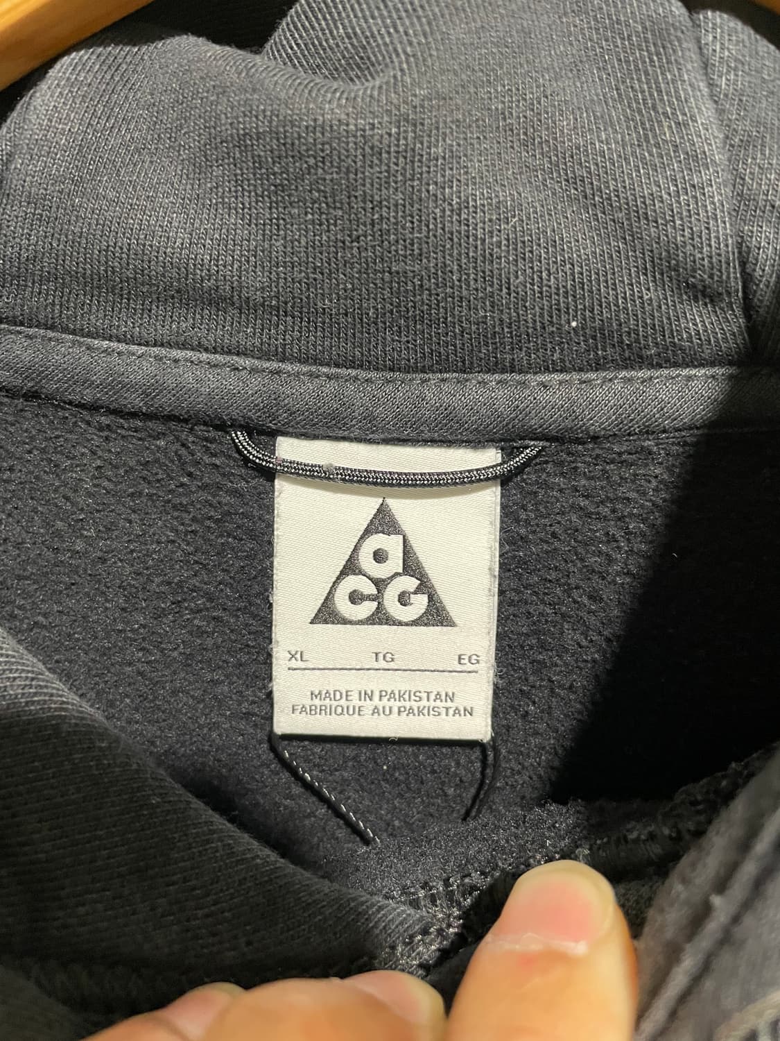 나이키 acg 후드티 블랙 상품이미지5