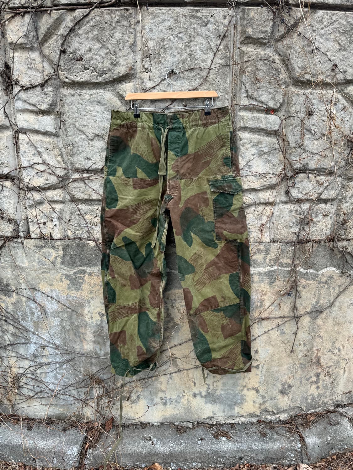 50s 벨기에군 브러쉬스트로크 카모 팬츠 상품이미지1
