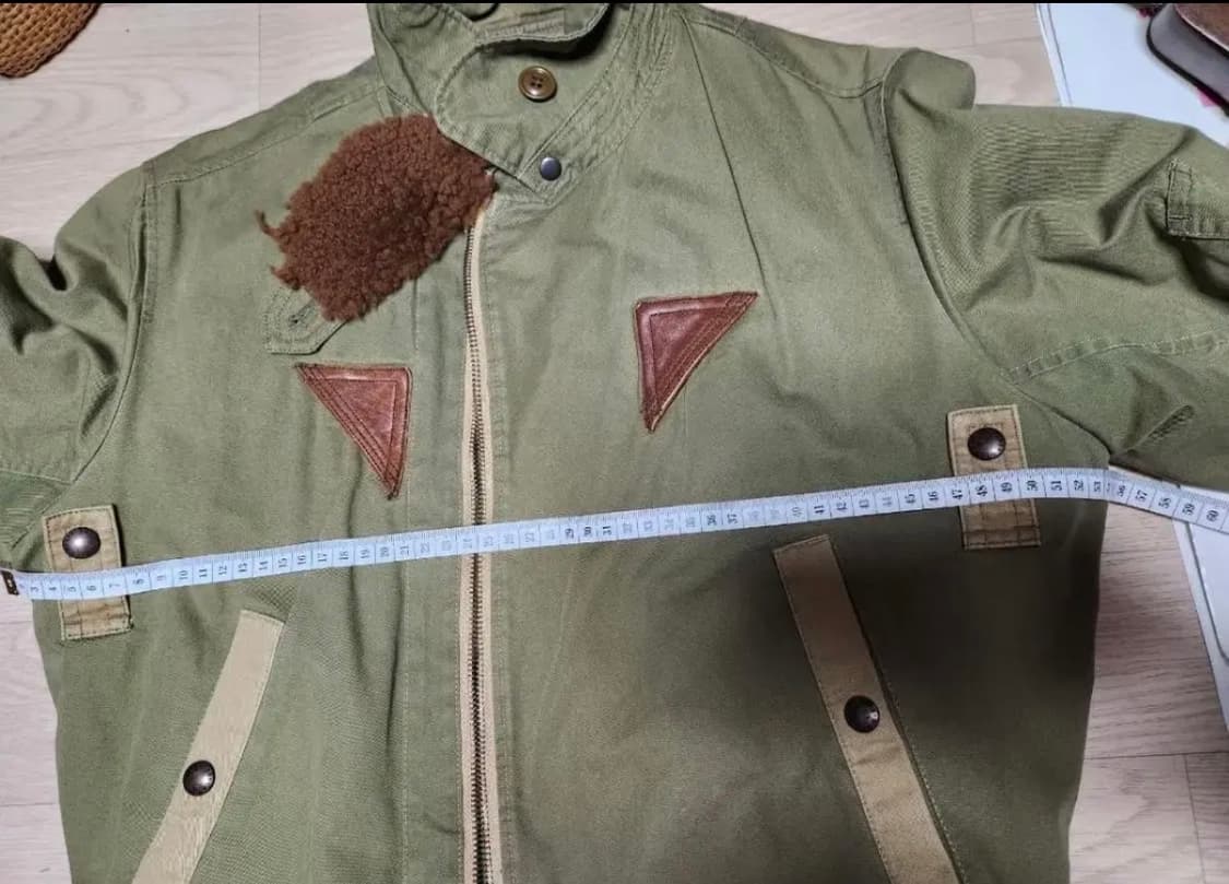 폴로 랄프로렌 양털 넥 카라 탱커 자켓 S 상품이미지8