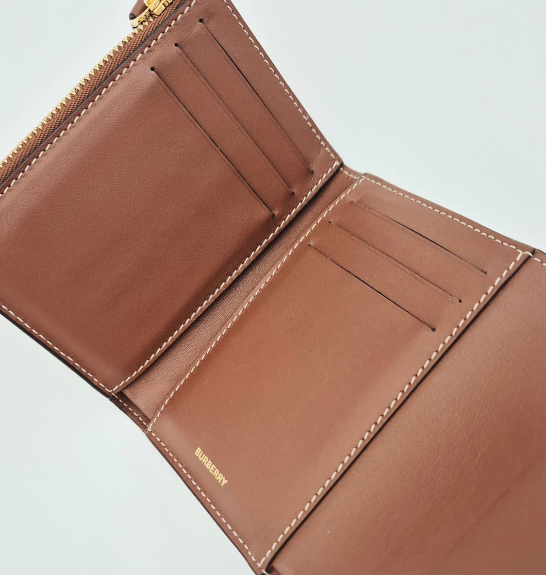 버버리 체크 패턴 3단지갑 상품이미지9