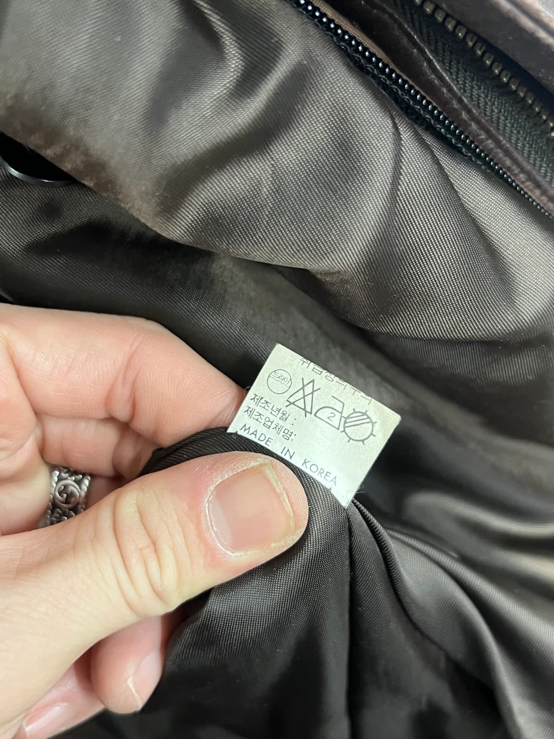 Vintage 빈티지 90s 양가죽 A-2 레더 자켓 상품이미지6