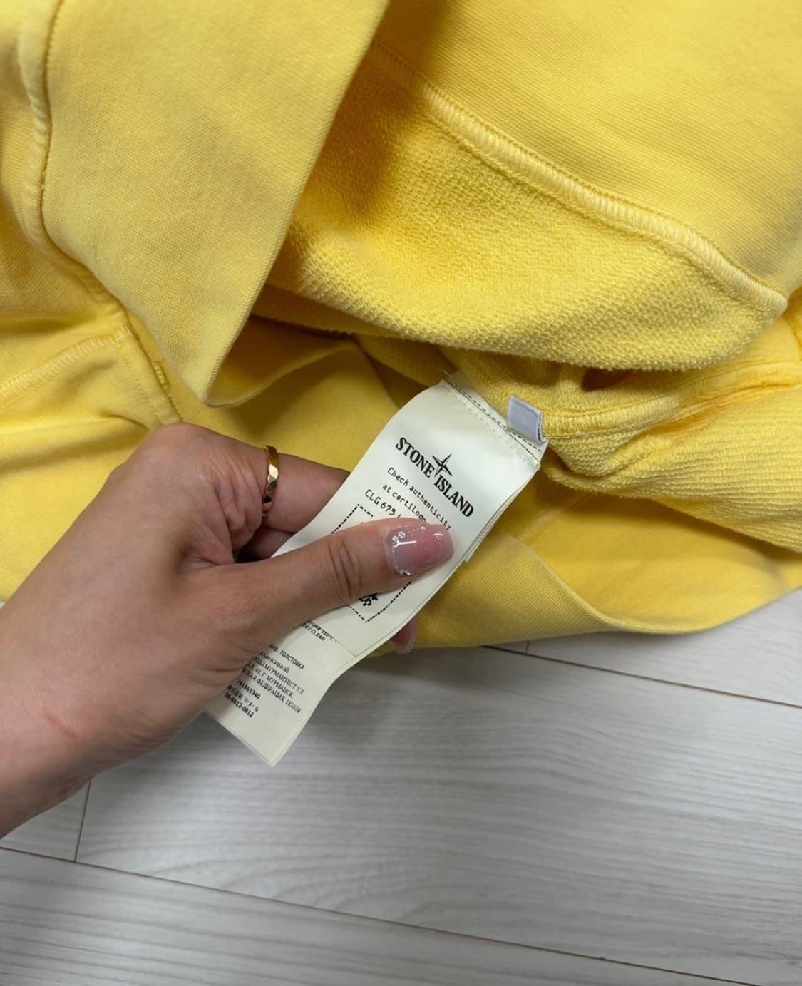 스톤아일랜드 맨투맨 핑크,옐로우 상품이미지3