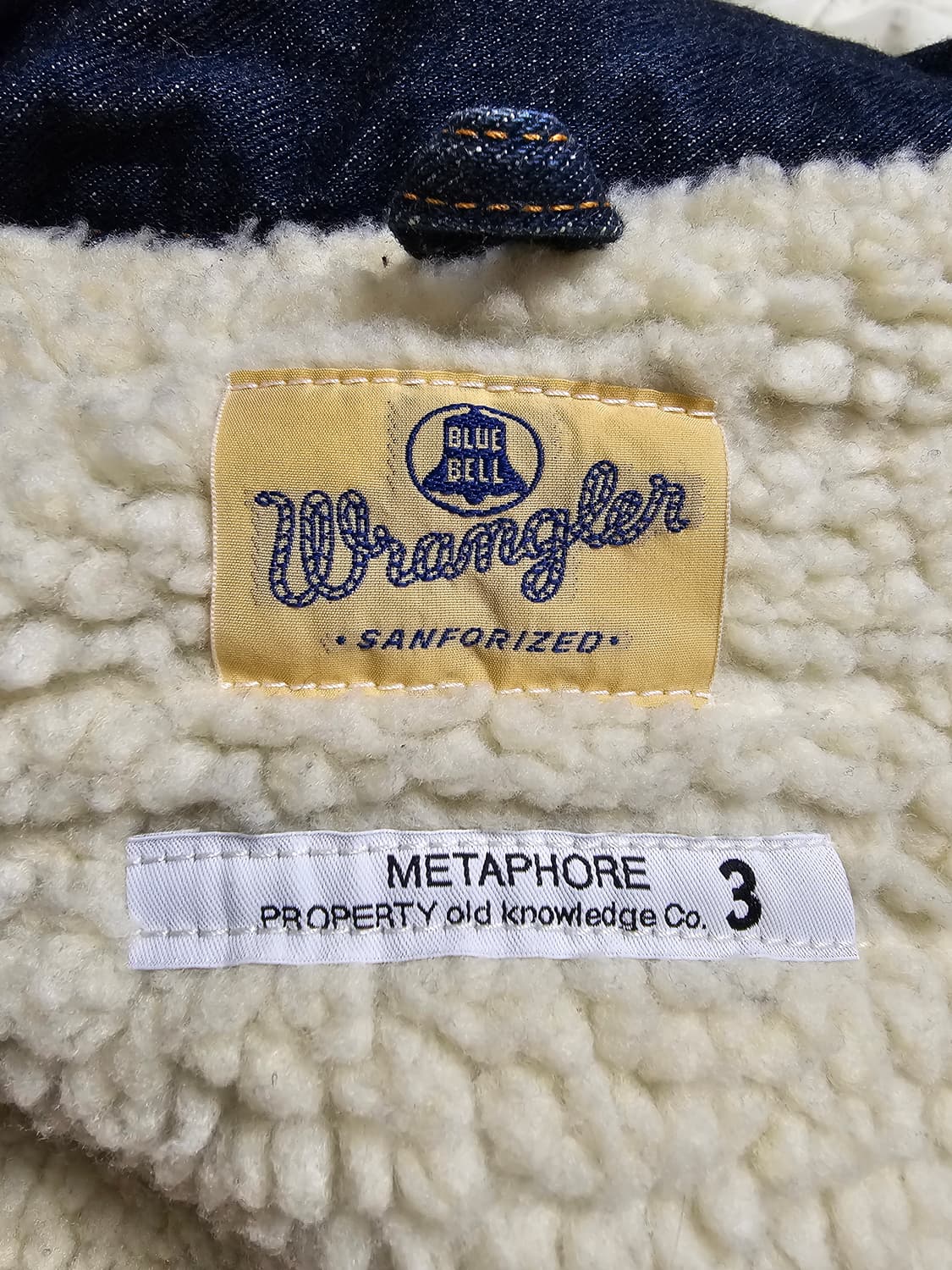 랭글러 METAPHORE 데님 자켓 L 상품이미지4