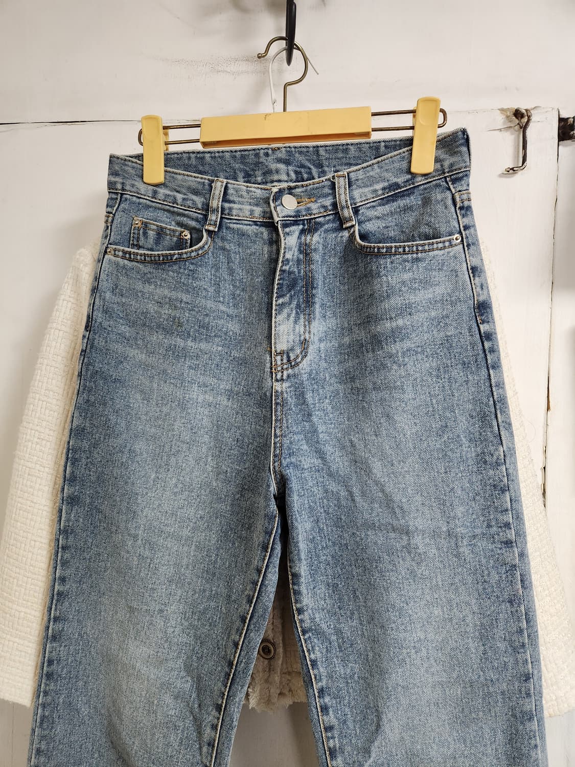 빈티지 워싱 부츠컷 데님 팬츠 M 상품이미지4