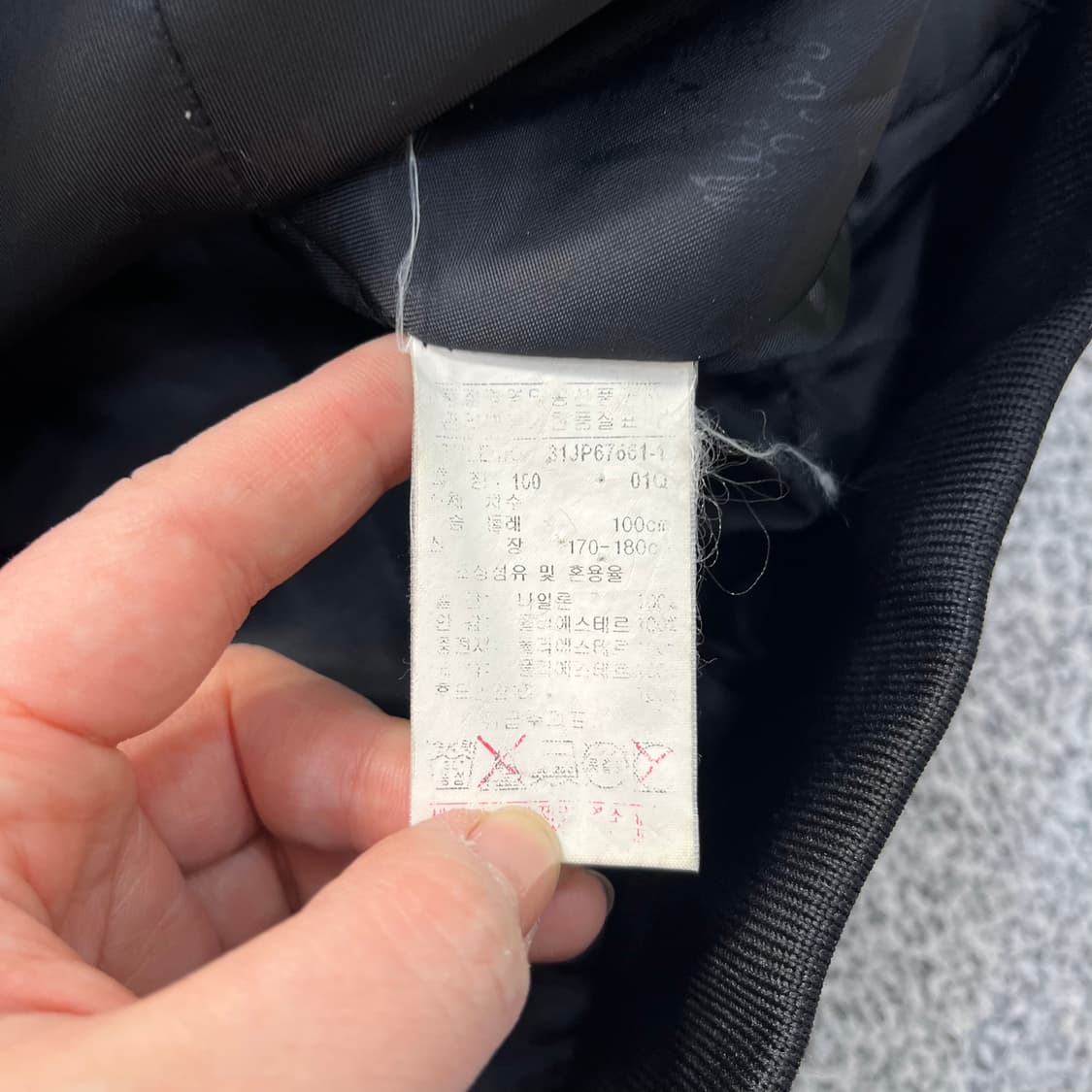 100 엠엘비 레트로 새틴 바시티 자켓 0326M 상품이미지3