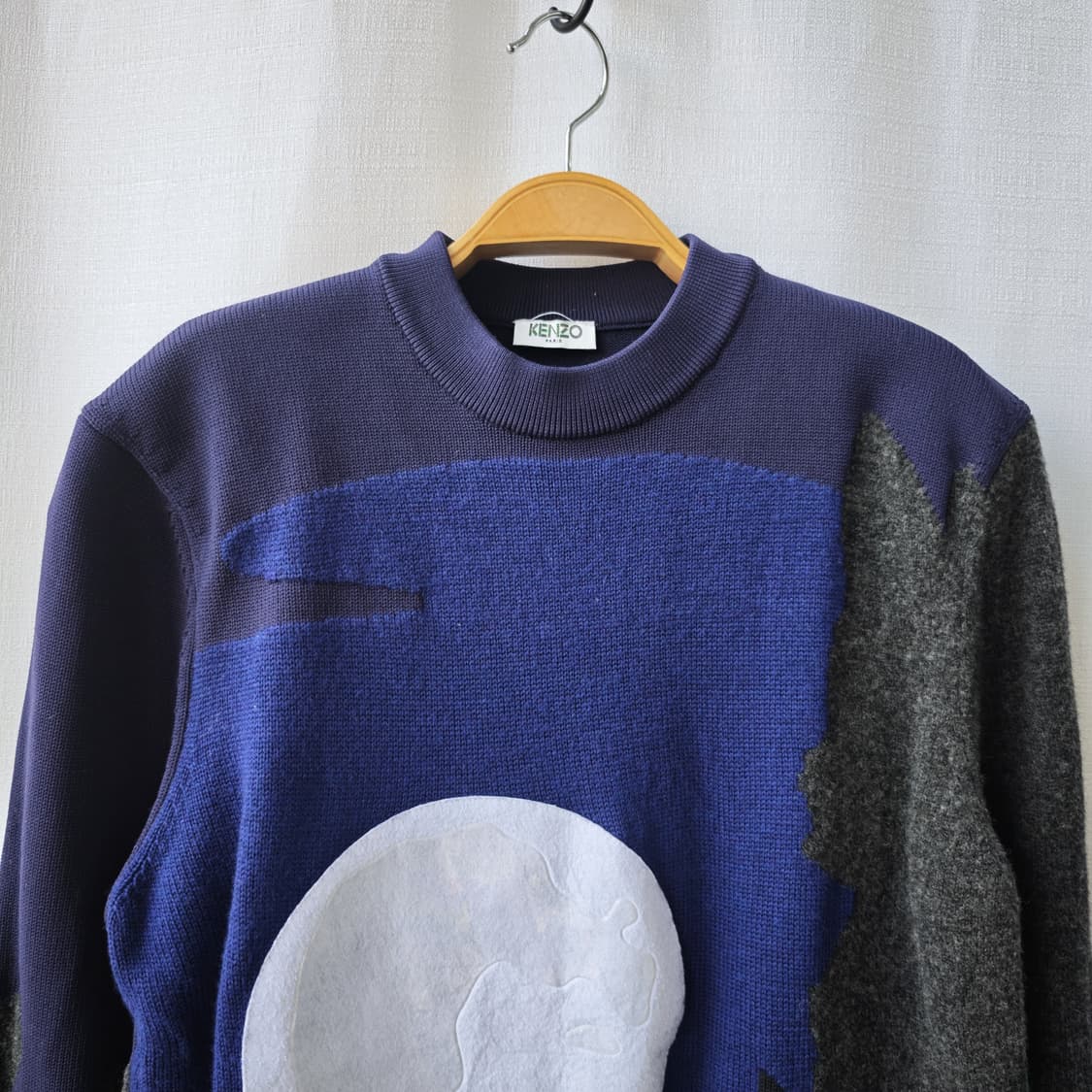 겐조 Moon House 울혼방 니트 M 상품이미지4