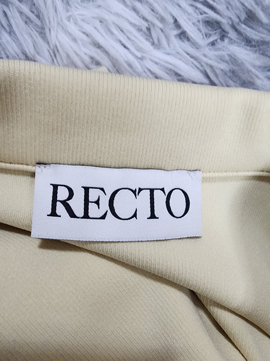 RECTO 렉토 셔츠 옐로우 상품이미지5