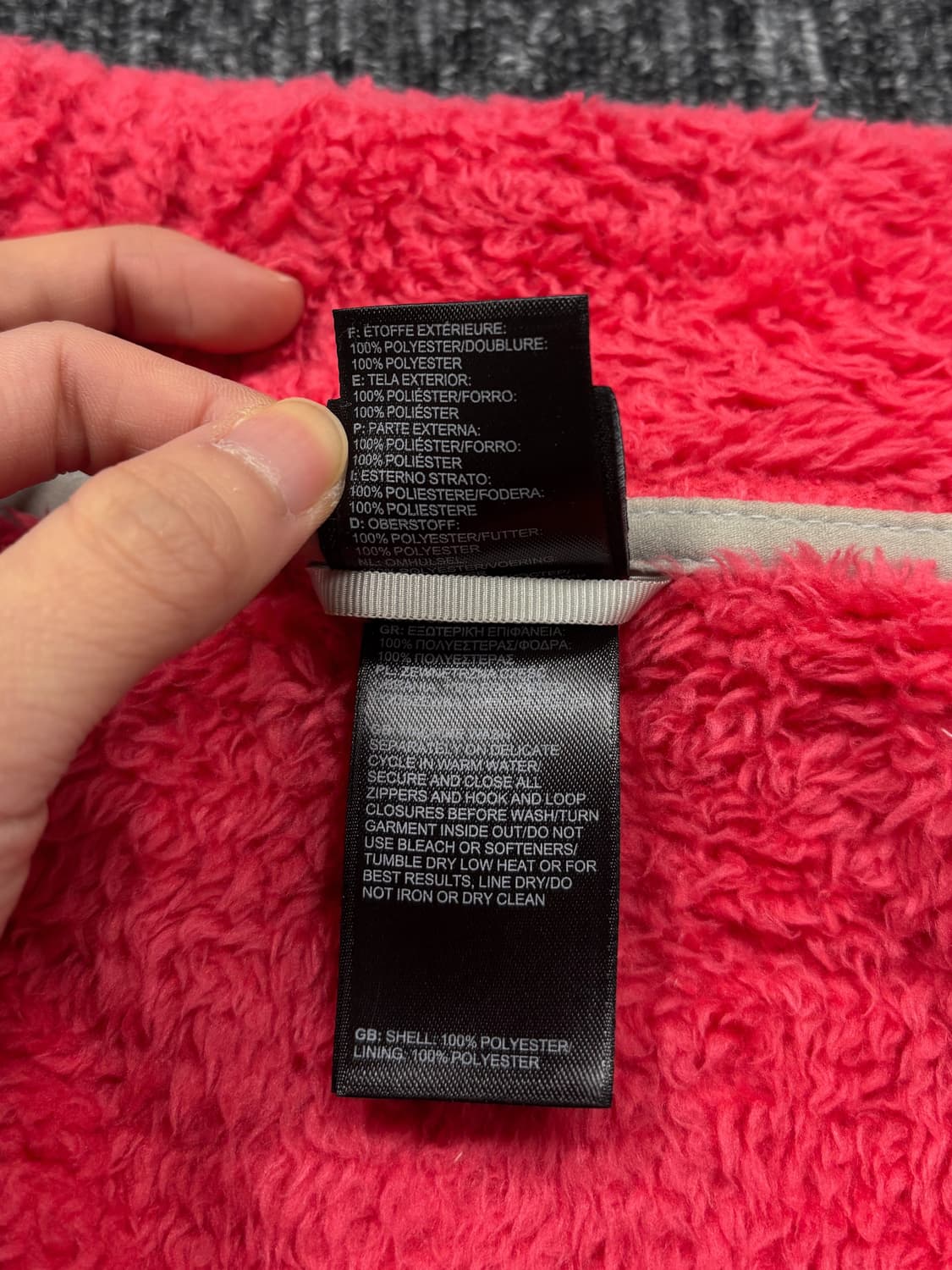 노스페이스 핑크 플리스 후리스 자켓 상품이미지7