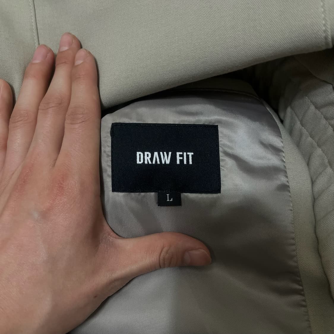 드로우핏 남성 미니멀 포켓 블루종 자켓 L/100  상품이미지4