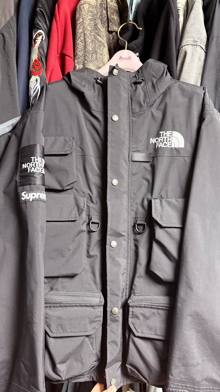 슈프림 노스페이스 20fw 카고자켓 블랙 M 사이즈 상품이미지1