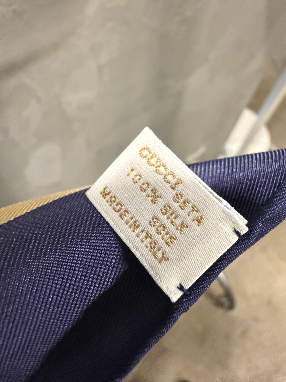 구찌 Gucci 세계 대륙 모티브 실크 스카프 네이비 상품이미지6