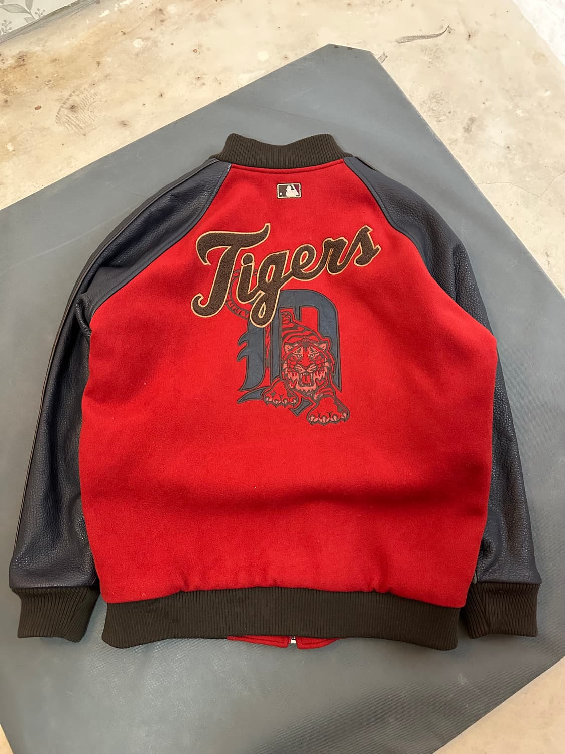 Mlb detroit leather bomber 100-105 상품이미지1