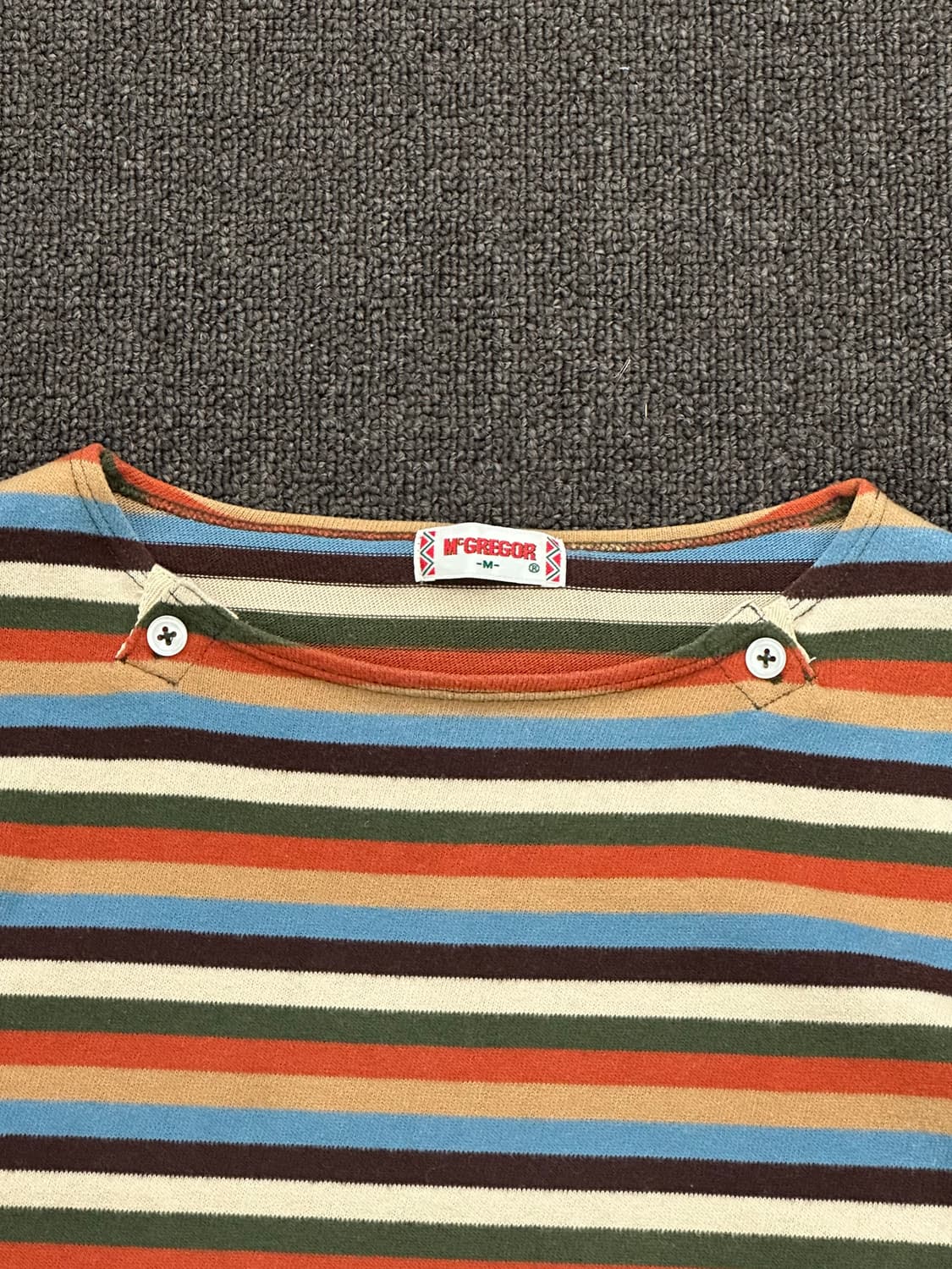 M)McGregor vintage 여성 멀티 스트라이프 롱슬리브 상품이미지3