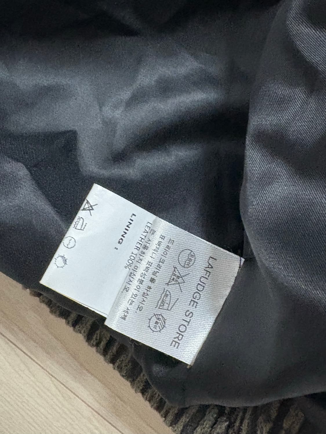 라퍼지스토어 버핑레더 ma-1, 레더 자켓 s(실측 L) 상품이미지3