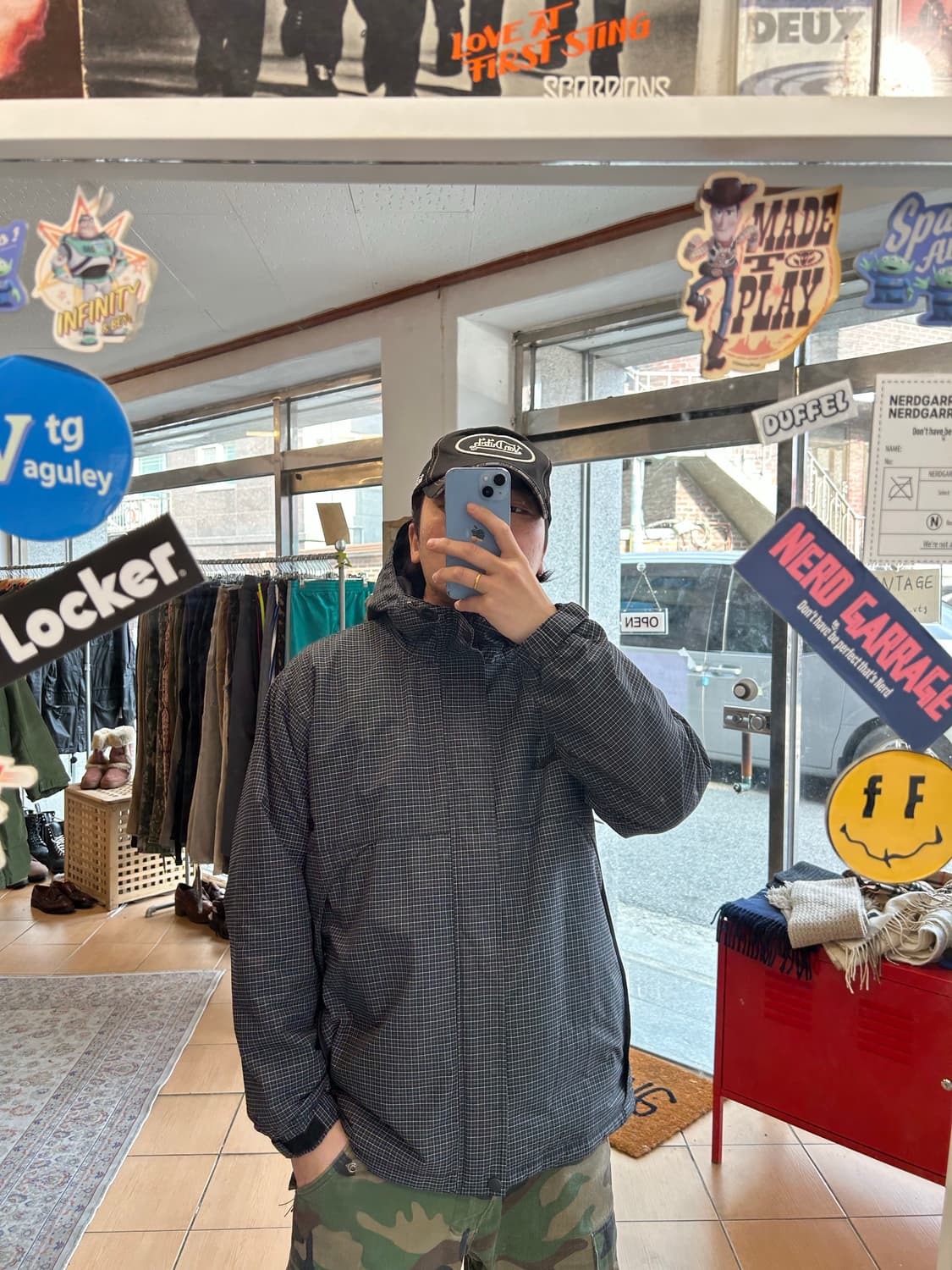 콜롬비아 체크 바람막이 상품이미지10